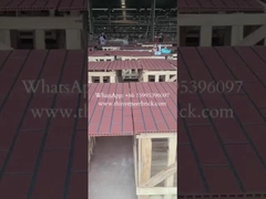 تقسيم البلاط الخارجي من الطوب الرقيق تأثير أحمر الكسوة سهلة البناء